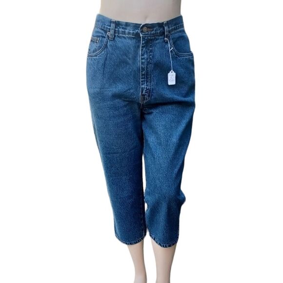 519719...Bill Blast High Rise Crop Jeans Size 14 - Picture 1 of 5